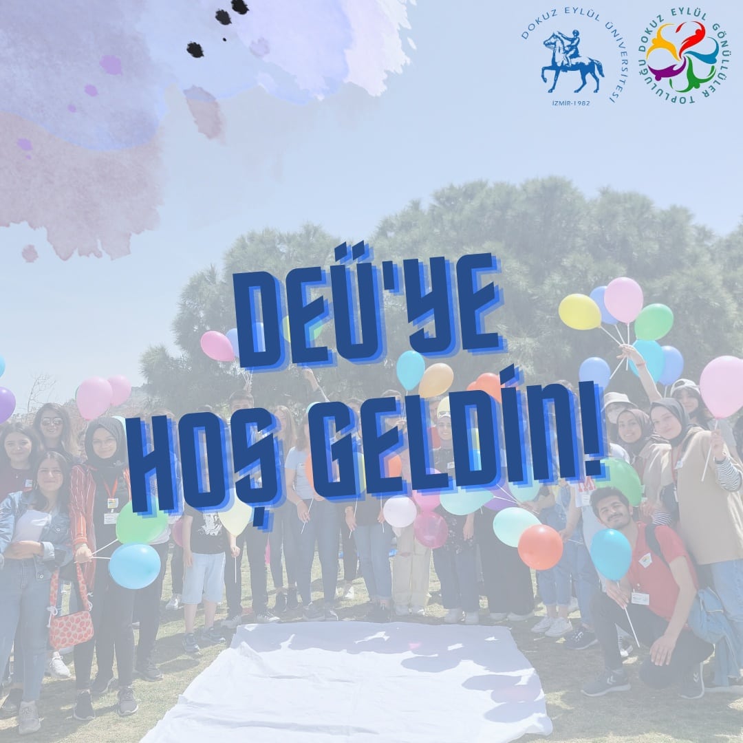 Merhaba yeni Dokuz Eylüllüler aramıza hoş geldiniz! Renkli ve heyecanlı bir dönemde sizleri de aramızda görmeyi dört gözle bekliyoruz 🥳Topluluğumuz ve okulumuz hakkında sorularınız varsa bize ulaşabilirsiniz. #deu #dokuzeyluluniversitesi