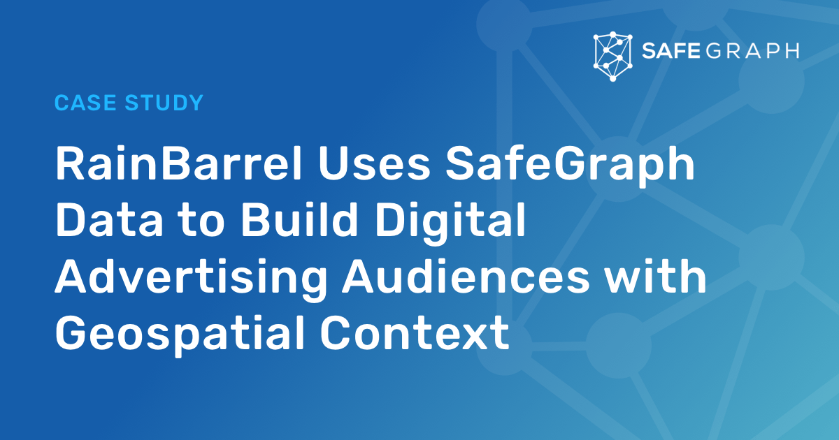 Thanks to the @SafeGraph team for the case study! Check out the full study at safegraph.com/customers/rain….

#pressrelease #technews #techpartnerships