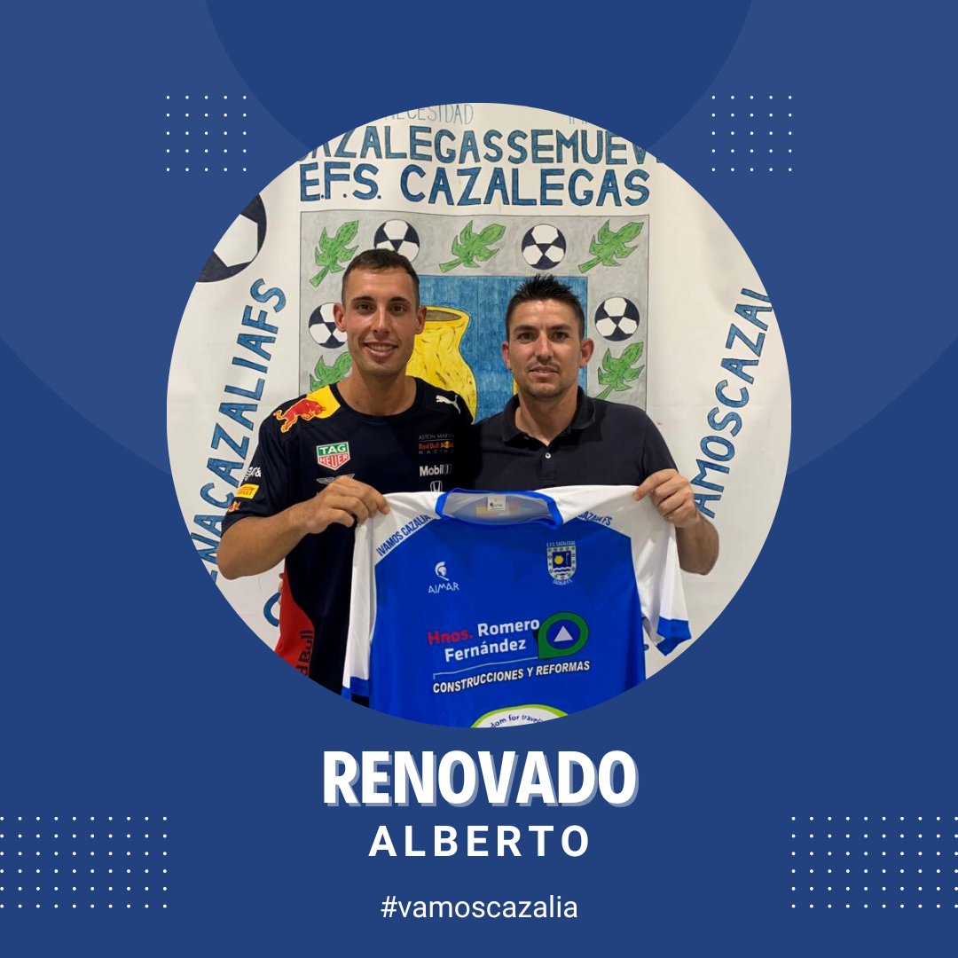 ECazalia's tweet photo. Oficial.

Alberto Hormigos renueva una temporada más su compromiso con Cazalia FS.

#vamoscazalia https://t.co/anHZQU63lD