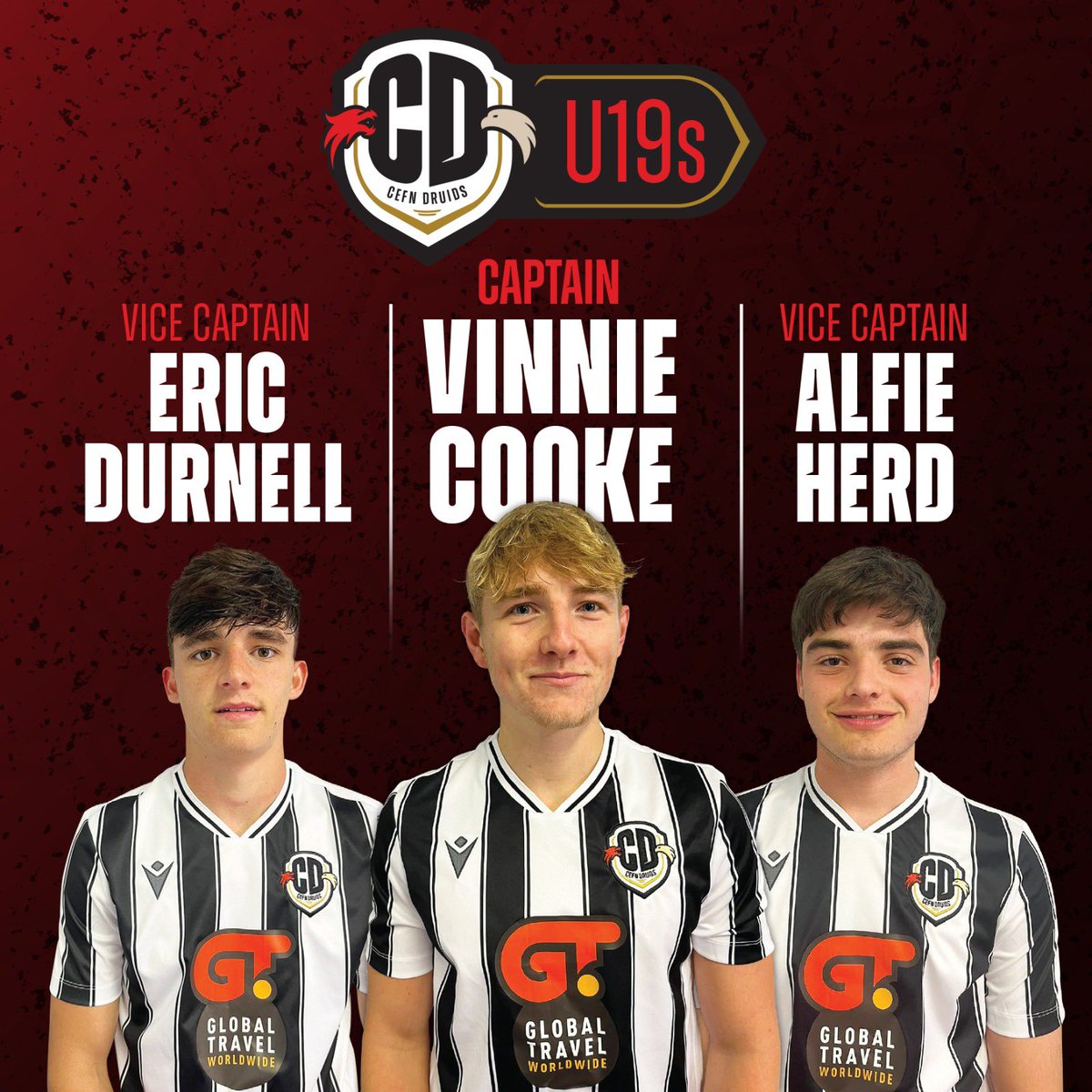 druidsyouth's tweet photo. Our EDS and U19s captains for the season!

Well in lads! 👏

#Druids ⚫️⚪️ https://t.co/lBTqRMhZcy
