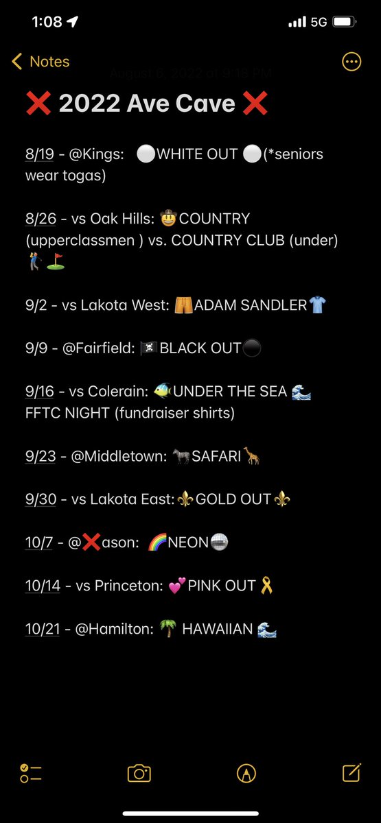 WE’RE BACK!! Opening football game THIS FRIDAY @ KINGS be there and be ready to get loud ⚪️WHITE OUT **SENIORS WEAR TOGAS⚪️ <a href="/MrPorter06/">Taylor Porter</a> <a href="/shsaviators/">shsaviators</a> <a href="/SycamoreAveCave/">Ave Cave</a>