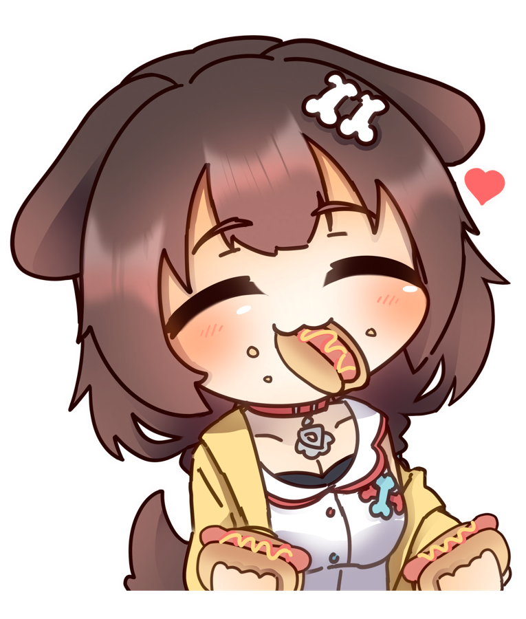 戌神ころね 「透過もぐもぐころさん#できたてころね 」|あかいぬ将軍🥐のイラスト