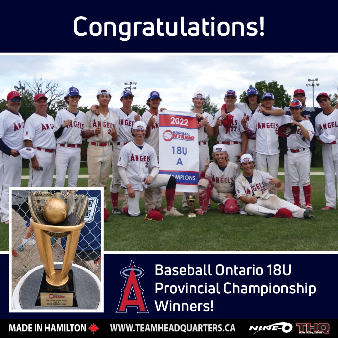 GoLike_NineO's tweet photo. Congratulations @Ancaster_Angels on winning the Baseball Ontario 18U Provincial Championship this weekend! Thanks for supporting local for all your uniform needs!
#GoLikeNineO#CustomJerseys#HamOnt#MadeInCanada#LocallyMade#TeamApparel#ShopLocal#THQ#NineO#Niko#NikoApparel#Baseball https://t.co/dnEQ4eJG9X