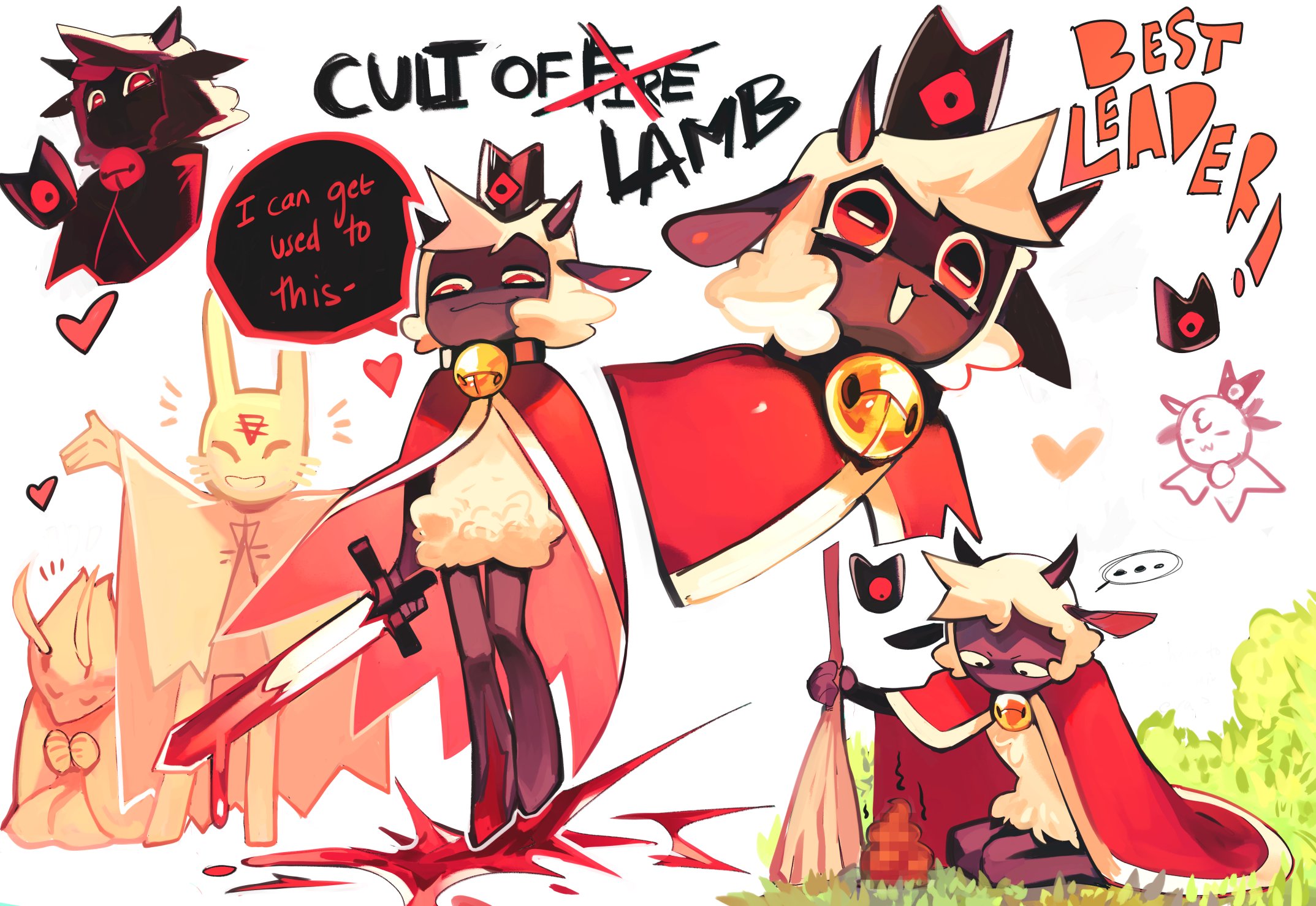 goob on X: cult of the lamb fanart  / X