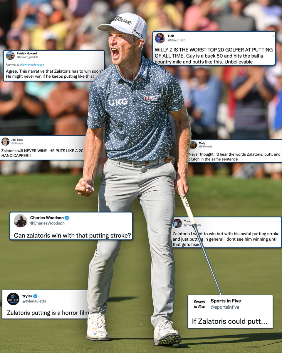 PGATOUR's tweet photo. 10 ft. to get to playoff.
7 ft. to continue the playoff.
8 ft. to win the playoff.

What are they gonna say now? https://t.co/mlbyK3K0R6
