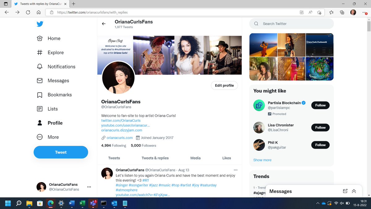 What a #big moment to celebrate <a href="/OrianaCurls/">Oriana Curls</a> <a href="/Nicoleta_020/">Nicoleta</a> @ronacatrinowen and all of you #fans thank you for your support, everything! 5000 followers on the #OrianaCurls fan-page!!! i'm so happy and excited to share this magic moment with this #magic number with you 🥳🎉🤗🙏🥂🌹