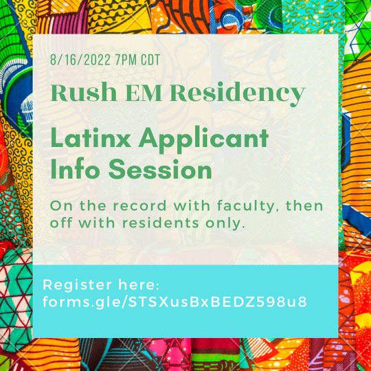 RUSH Emergency Medicine Residency tweet media