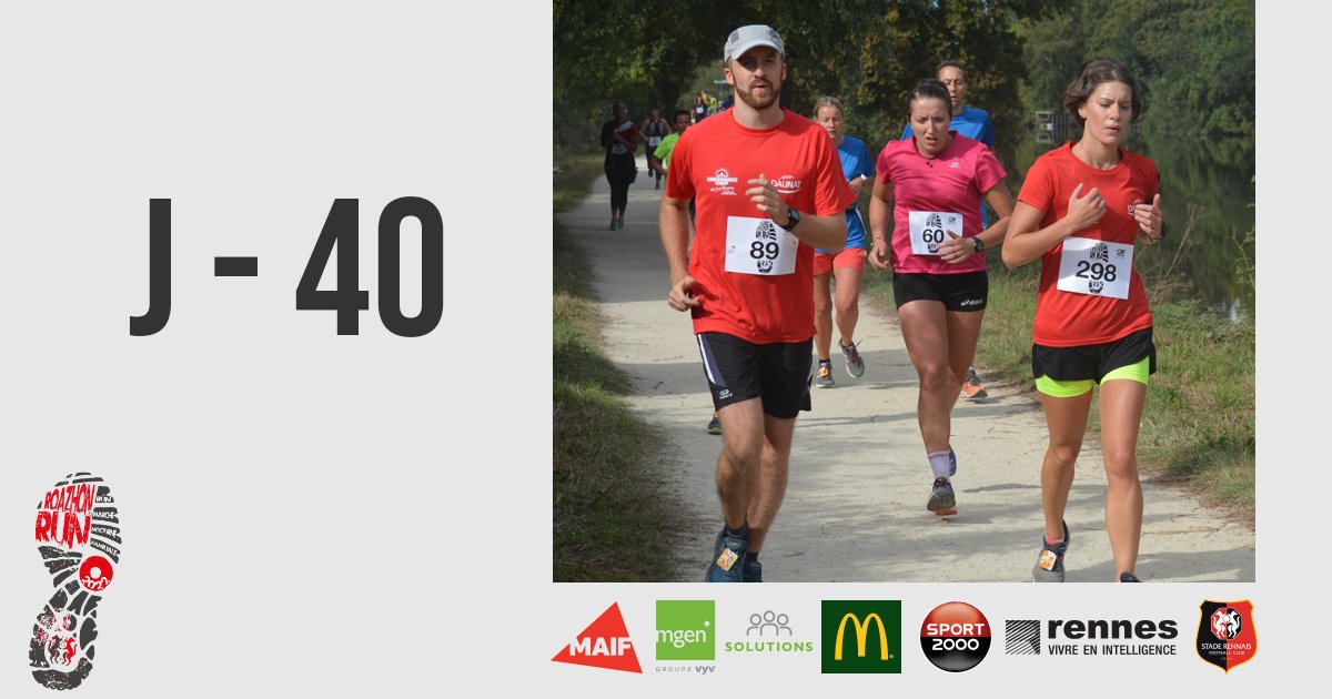 Plus que 40 jours à patienter pour la #RoazhonRun 🤩

Inscrivez-vous dès maintenant 👉 bit.ly/3zlBBxg