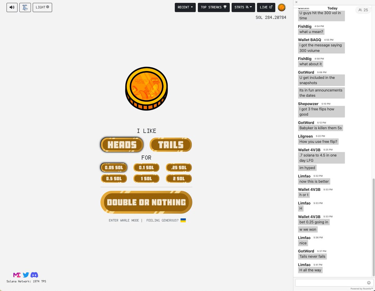 SolSlugsNFT's tweet image. To our big slug flippers, we have something special from our friends at DCF this week:

Try whale mode at: degencoinflip.com/solslugs

❤️‍🔥 Like + RT for a chance to win 2 sol