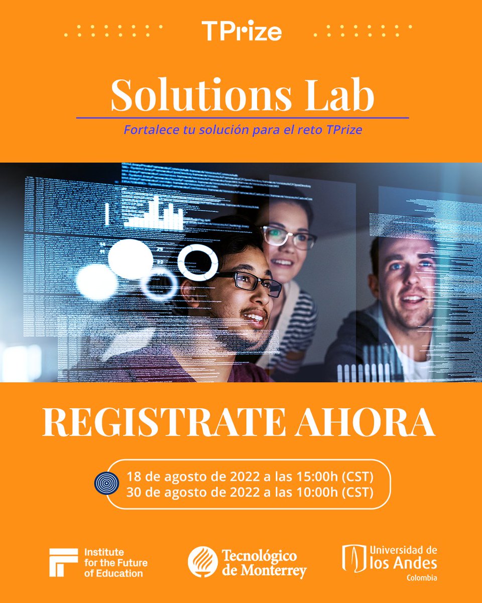 ¿Tenés una solución para impactar la educación?

Esta iniciativa que acompañamos, organizada por <a href="/TecdeMonterrey/">Tecnológico de Monterrey</a>  y <a href="/Uniandes/">Uniandes</a>, busca aportar e impulsar soluciones a los desafíos educativos que existen en América Latina y el Caribe. 

Registrate en forms.gle/Kyrxp2A8d5ew5R…