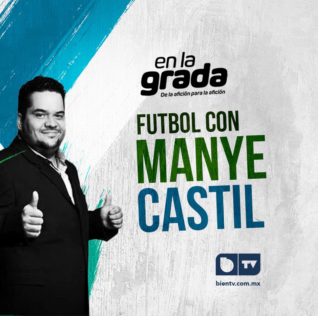 BientvMx's tweet photo. #EnVivo 21:00 hrs
Hoy en la Grada:
“Futbol con Manye Castil”
#lunes #EnLaGrada #barranocturna #Entretenimiento #futbol #futbolmexicano #LigaMX #SantosLaguna #Torreón #Saltillo #Monclova #GomezPalacio #lerdo #Coahuila #tvporinternet #gentedebien #DeBienTV https://t.co/vJ30lVXto5