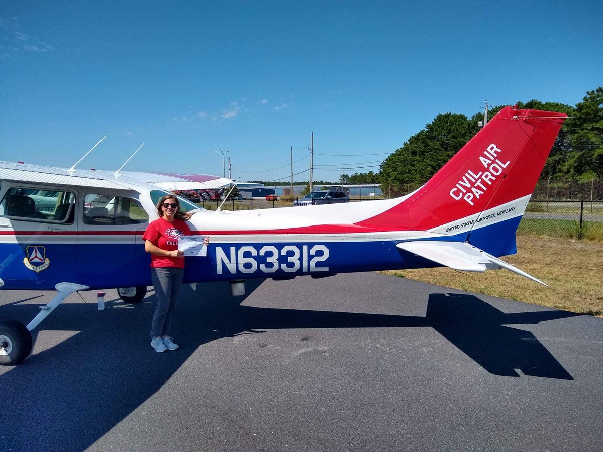 BTECS_'s tweet photo. A huge THANK YOU to my @CivilAirPatrol pilot, Carl! I was given the opportunity to take a Teacher Orientation Program (TOP) flight, and the experience was awesome! Can you find an important landmark in the aerial photo? @PointBeachHS @NaGrosshandler @ptbeachsuper #WeRBeach https://t.co/dKWzMhon52