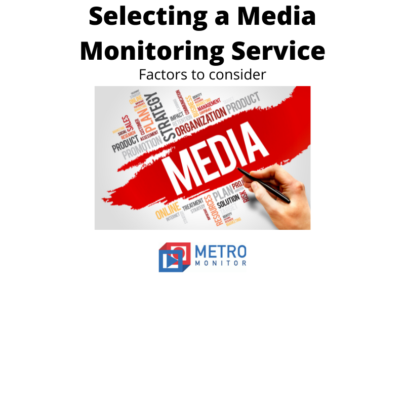 METROMONITOR's tweet photo. Things to consider when selecting a media monitoring service.
https://t.co/Kde0aYWHA7 https://t.co/xGrz1wFk2B