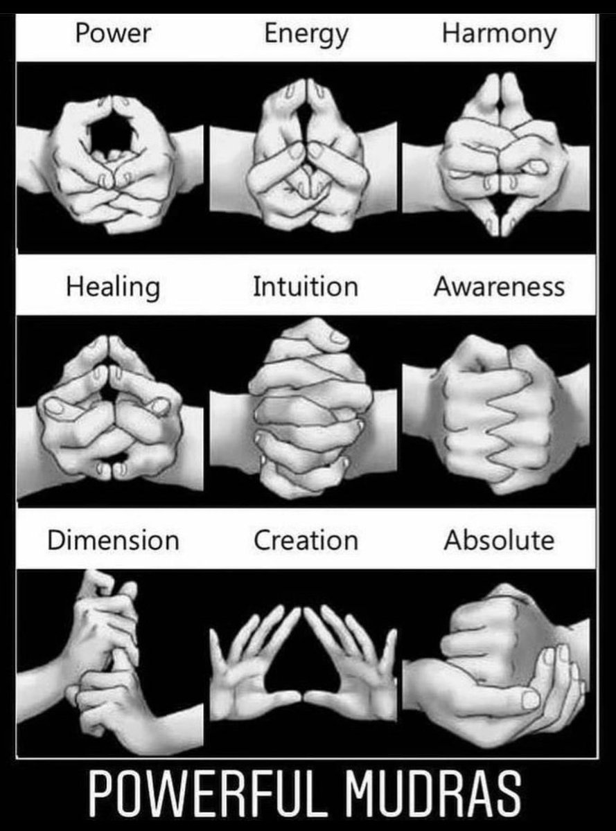 Powerful #mudras and intentions.

Limitless possibilities in the palm of your hands 🤌🏽

Give them a try!