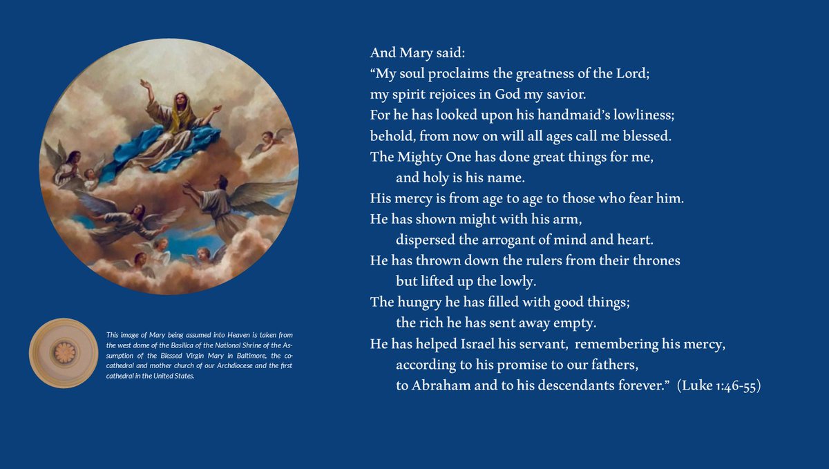 FrRobJaskot's tweet image. #Assumption. Mary &quot;prophesies that it will not be power, success and money that will prevail, but rather service, humility and love...&quot; Pope Francis
Mary, help me to serve, to be humble, and to love even those who challenge me that my soul also will proclaim God&apos;s glory.