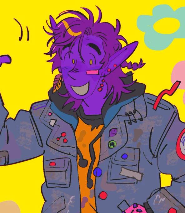they're michael's btw i only had designs for their younger selves until april,,, 