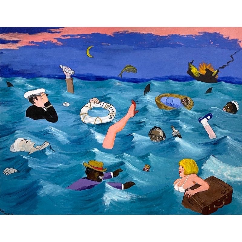 nighjonah's tweet photo. Art and Race Matters: The Career of Robert Colescott @newmuseum #robertcolescott #nyc #art #contemporaryart #race #painting https://t.co/y0uZktNq8k