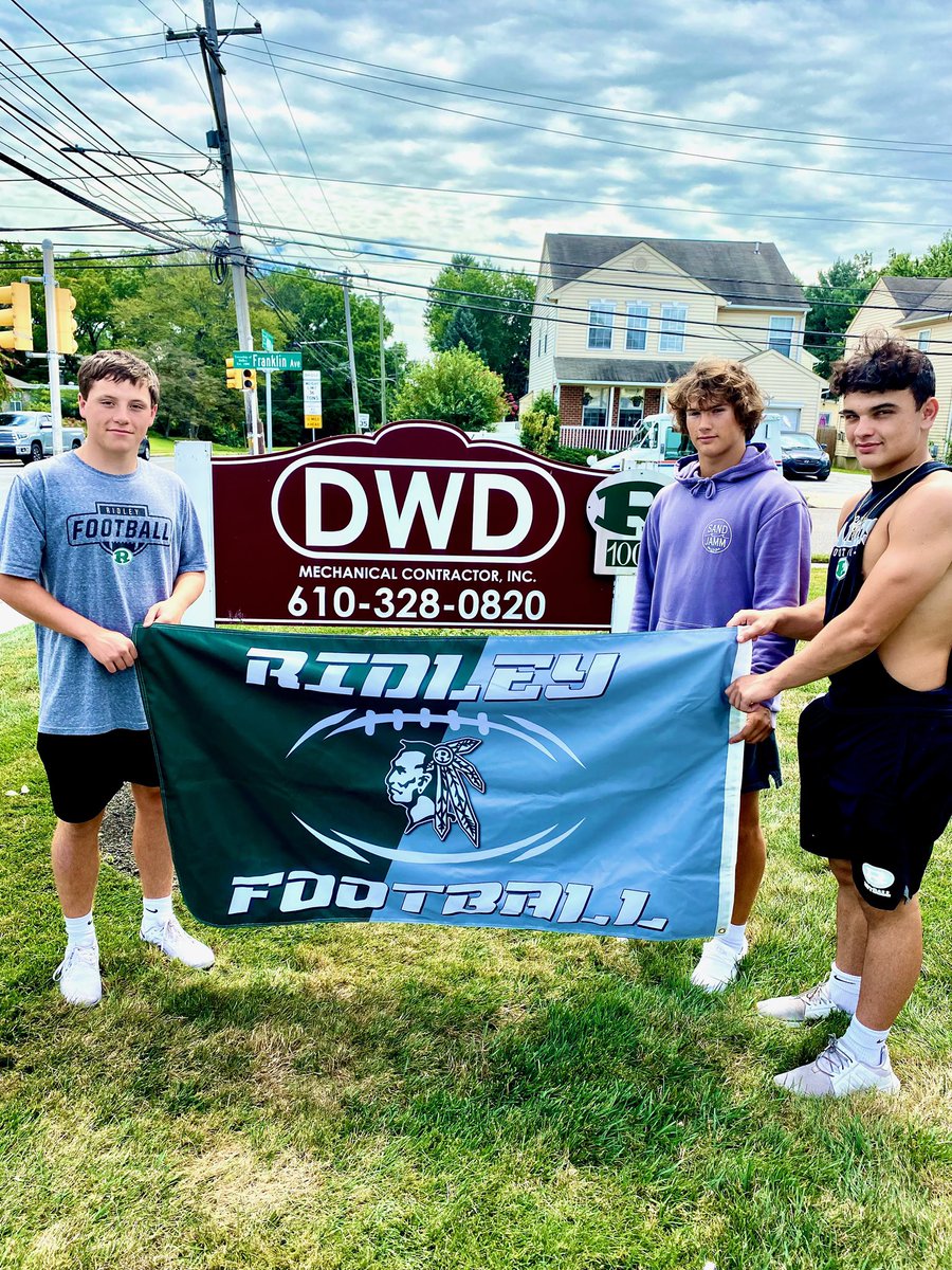 Thank you Dave White for your continued support of Ridley Football