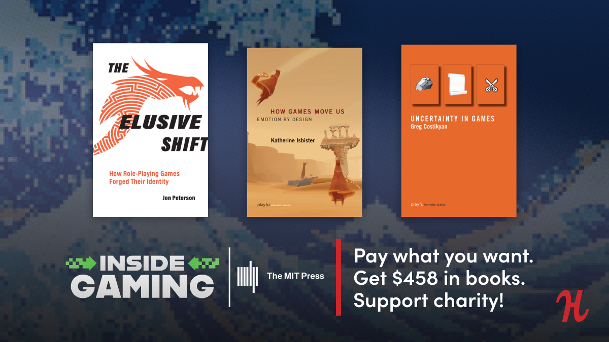 penguinrandom's tweet photo. Have a GG &amp; support a good cause! 🎮 This new @humble from @mitpress supports @GirlsWhoCode &amp; takes you #InsideGaming with $400+ books on game design &amp; development, fan-favorite games like D&amp;D and WoW—&amp; much more. https://t.co/L1fmwLkuLZ https://t.co/a4m7IrBYo6