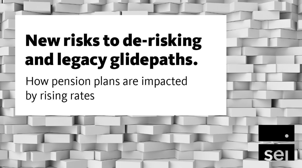 How is the rise of interest rates affecting your pension plan? Regardless of your plan type or funded status, the cost of your plan may have increased. Randy Cusick explains why you need to ask, de-risk or re-risk? seic.com/institutional-…