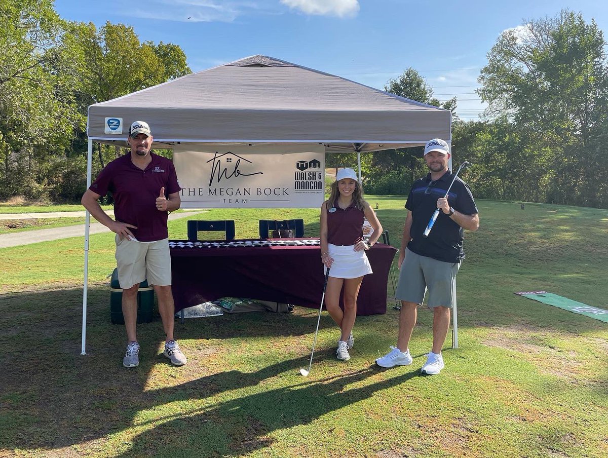 BockRealtyGroup's tweet photo. We are so excited to be at Pebble Creek this morning, sponsoring a hole at the BCS Together Golf Tournament! Are you out here today? Come say hi and pick up some Tiff's Treats! @GabeBock
#Community #BCSTogether #Aggieland #CollegeStation #BryanTX #MeganBockRealtor #WalshMangan https://t.co/L1MncNVHqx