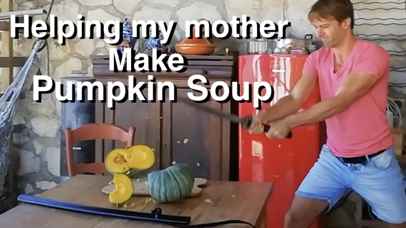 It's mother's day today (at least where I am from it is), so I helped my mother cutting pumpkins!

Watch the video here: youtu.be/_rZgxjwdwns 

#mothersday #pumpkin #soup #katana #martialarts #sword