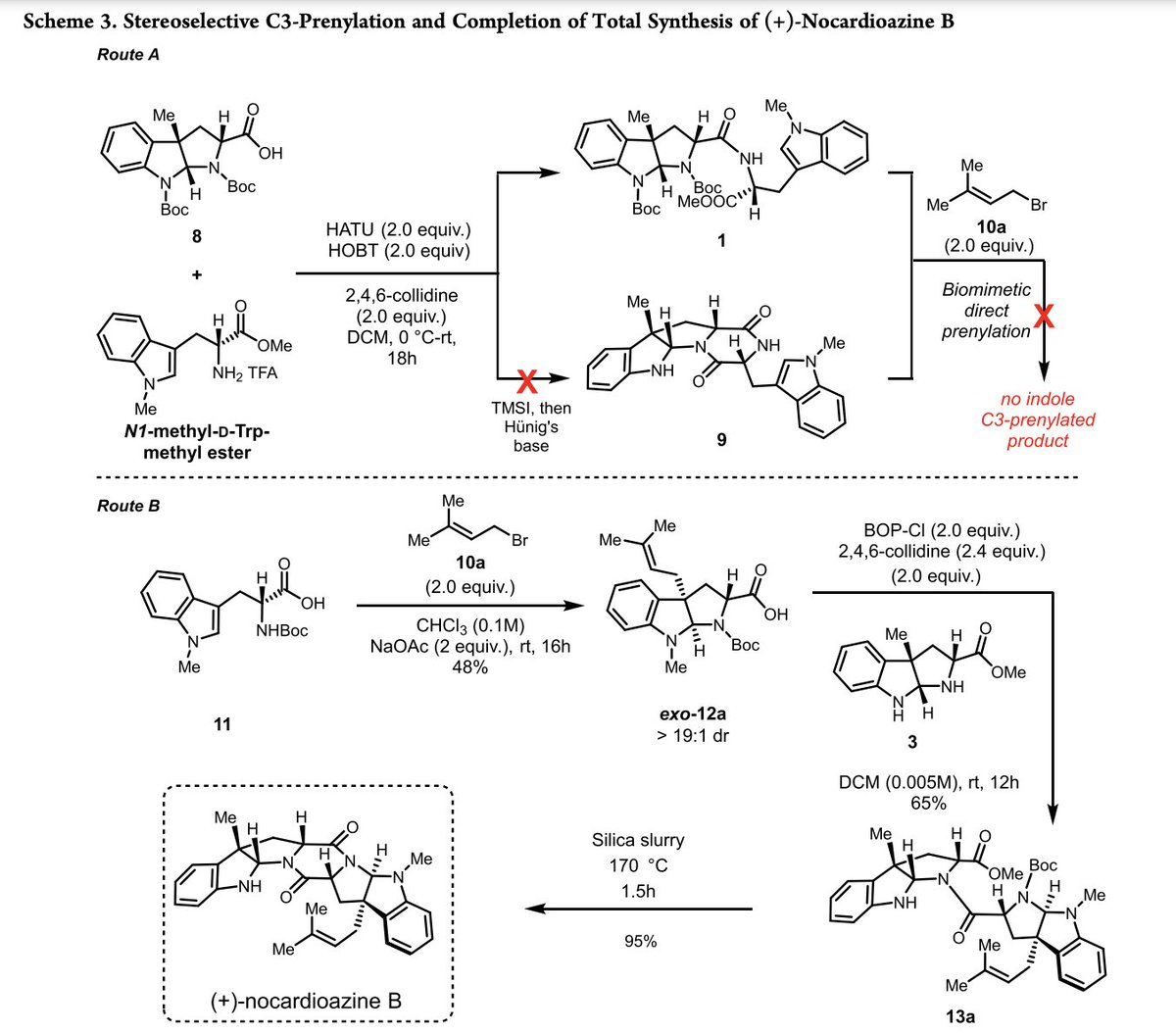 TotalSynthesis's tweet photo. Biomimetic #TotalSynthesis of (+)-Nocardioazine B and Analogs by Tushar M. Khopade, @KalyaniAjayan, Dona Mariya Vincent, Amy L. Lane, and Rajesh Viswanathan in @JOC_OL https://t.co/gxRePgMuSP https://t.co/GyzhZKMmpn