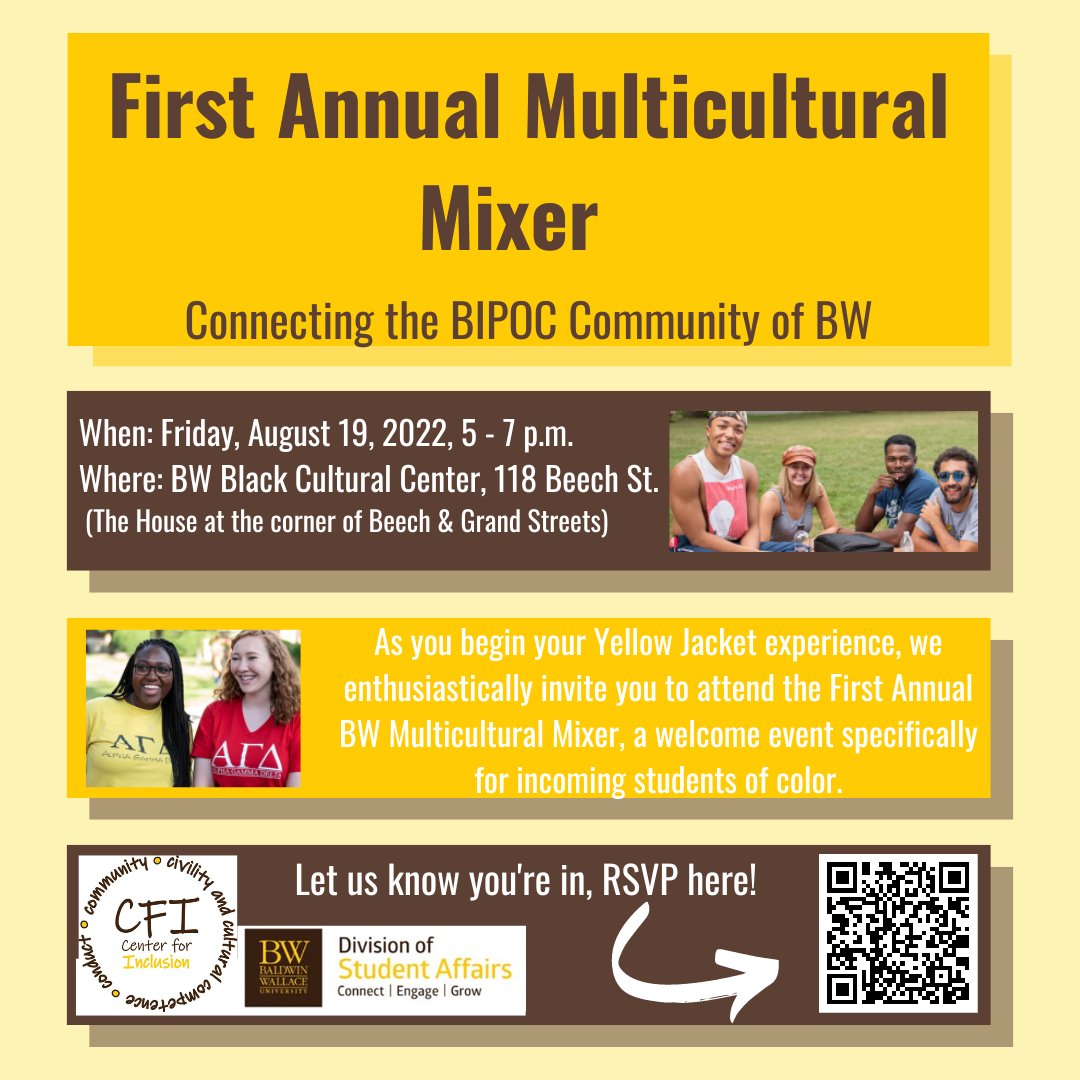 Interested in attending? Scan the QR code today!