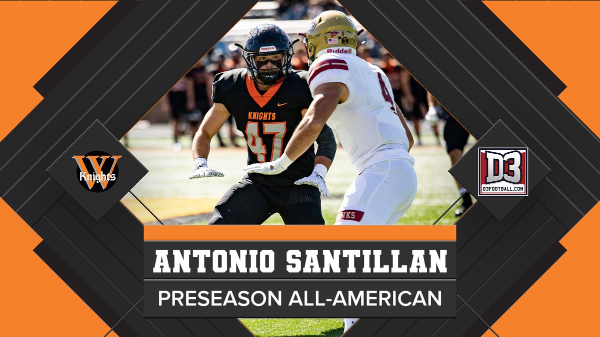 WartburgKnights's tweet photo. .@santillan4844 named Preseason All-American by https://t.co/1QWjlHQGzg. This marks the fourth-straight season @WartburgFB has earned a Preseason All-American honor. 

Complete release: https://t.co/ajihkrb43I https://t.co/4kIbihqL04