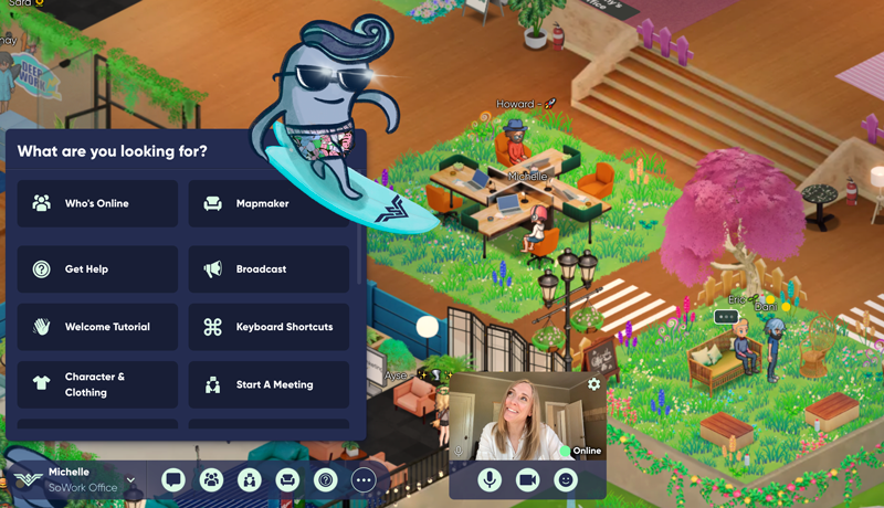 SoWorkHQ's tweet photo. UPDATE: Have you checked out the new SoWork interface yet?

It's as smooth as Shocky catching a tube ride 🏄‍♂️ 🌊 

Get better work done, faster https://t.co/XQ9wUWlCpt

#newfeature #shocky #remotework #digitaloffice https://t.co/AFRztxxTAc