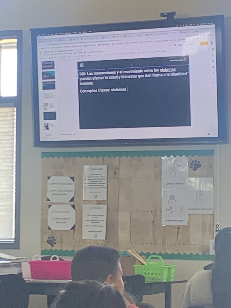 jenlsanders's tweet photo. Hearing the IB language during classroom visits is so exciting! Statements of Inquiry, Learner Profile traits, and key concepts… #ibmyp #sciajourney @SCIABEARS @IBinBSD @Ms_Lemus https://t.co/Ebp481uBu4
