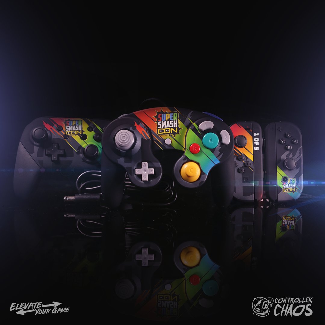 ControllerChaos's tweet photo. Thank you all who came to #SSC22 and stopped by to visit us this weekend! It was great to meet and see the faces of those who support us and get to know you guys better! #ControllerChaos #CustomControllers #ThankYou https://t.co/kh6waz4UBZ