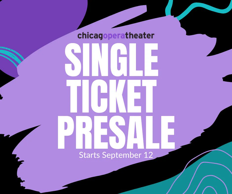 ChicagoOpera's tweet photo. !COT News Alert! Our Single Ticket presale is going LIVE September 12-13.
Sign up at https://t.co/obqx0EbNWo to be the first to snag seats for our 2022/2023 season!
#singletickets #chicagooperatheater #upcomingseason #2223seasson #cotkingroger #cotherring #cotturing #cotcookoff https://t.co/PMFwRjGctD
