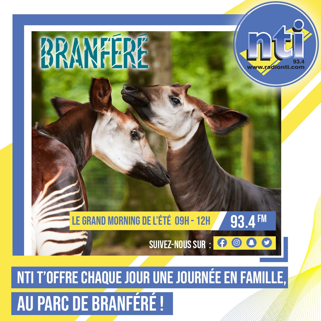 RadioNTI's tweet photo. Cette semaine NTI - Officiel t'invite à vivre une aventure exceptionnelle au Parc de Branféré 🦒🦏🐪❤️

Pour participer et gagner l'un des 5 packs Famille 🔥 :

👉 Likez le post du jeu sur la page Facebook NTI-Officiel

📻 Jouez aussi à 10h30 sur Radio NTI  à Nantes sur 93.4 FM https://t.co/RCt7tXJvcf