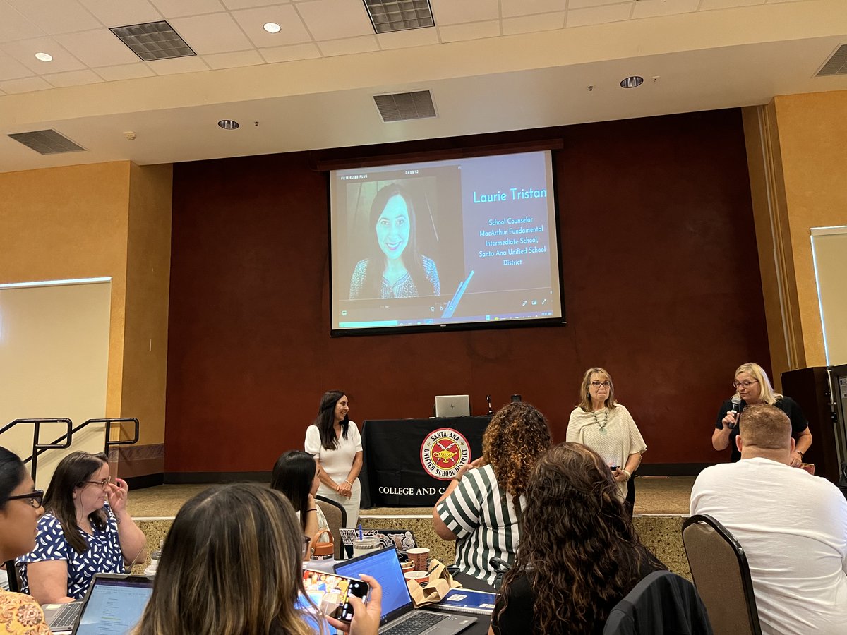 4MacCounselors's tweet photo. As we begin a new school year we have an important announcement. Our very own Laurie Tristan was selected as @MyCASC California School Counselor of the Year! We are excited and very proud but we are not surprised. Congratulations Laurie! #scchat #WeareSAUSD https://t.co/w5ZyN9amjJ