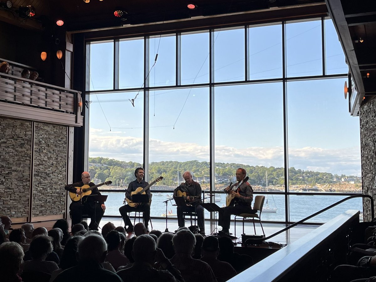 Incredible backdrop for our stage in Rockport, MA this past weekend!