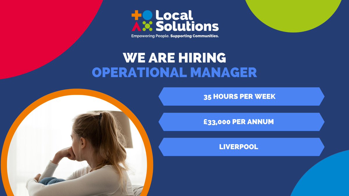 LocalSolutions_'s tweet photo. ❗️VACANCY❗️
Operational Manager Homeground
📍Liverpool
Do you have experience working with homeless young people in a residential establishment?
Local Solutions is recruiting for an Operational Manager at our youth hostel
https://t.co/wUBh2gcfzb
#liverpooljobs #liverpooljob https://t.co/daq0gjXJt5