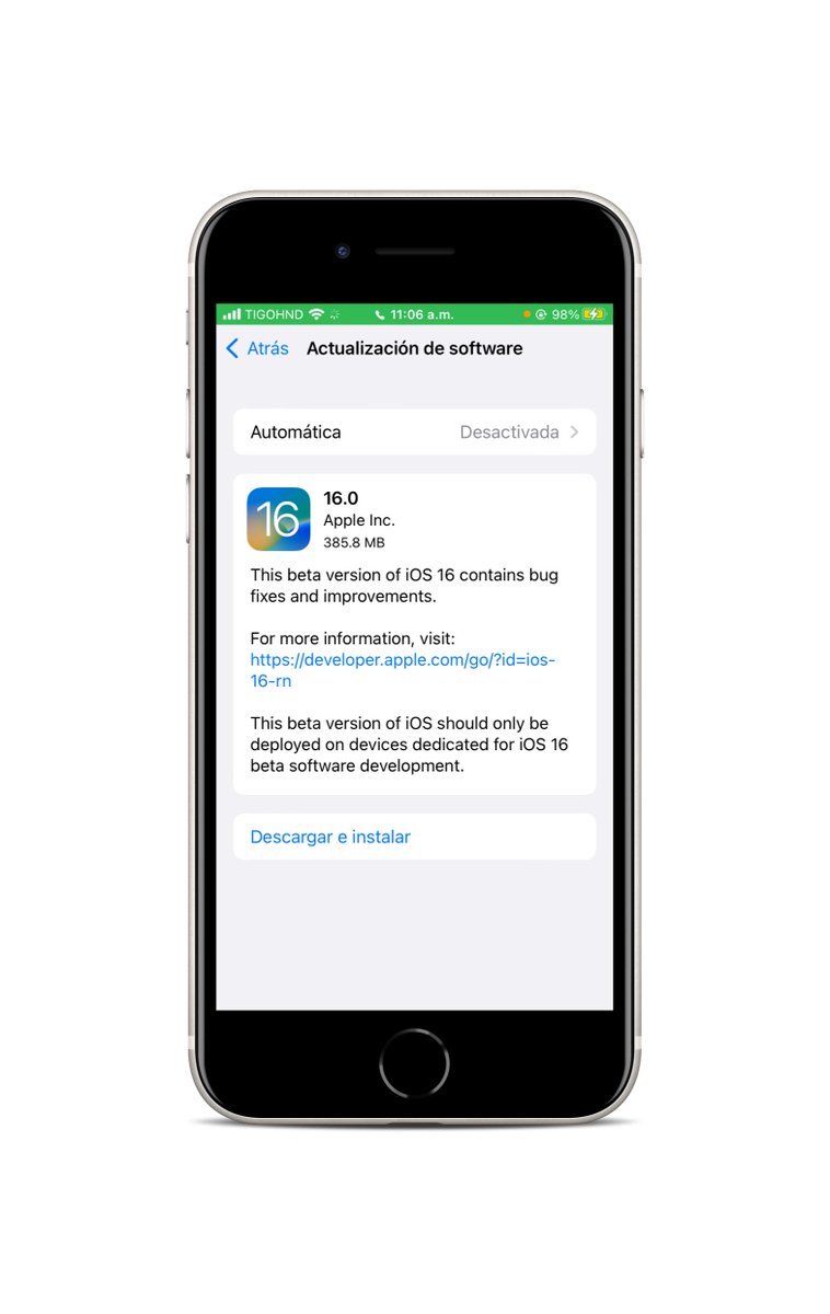 jeff_umanzor's tweet image. iOS 16 Developer Beta 6 has been released by Apple! 
#iOS16 #iOS16Beta6 #iOS16devbeta6