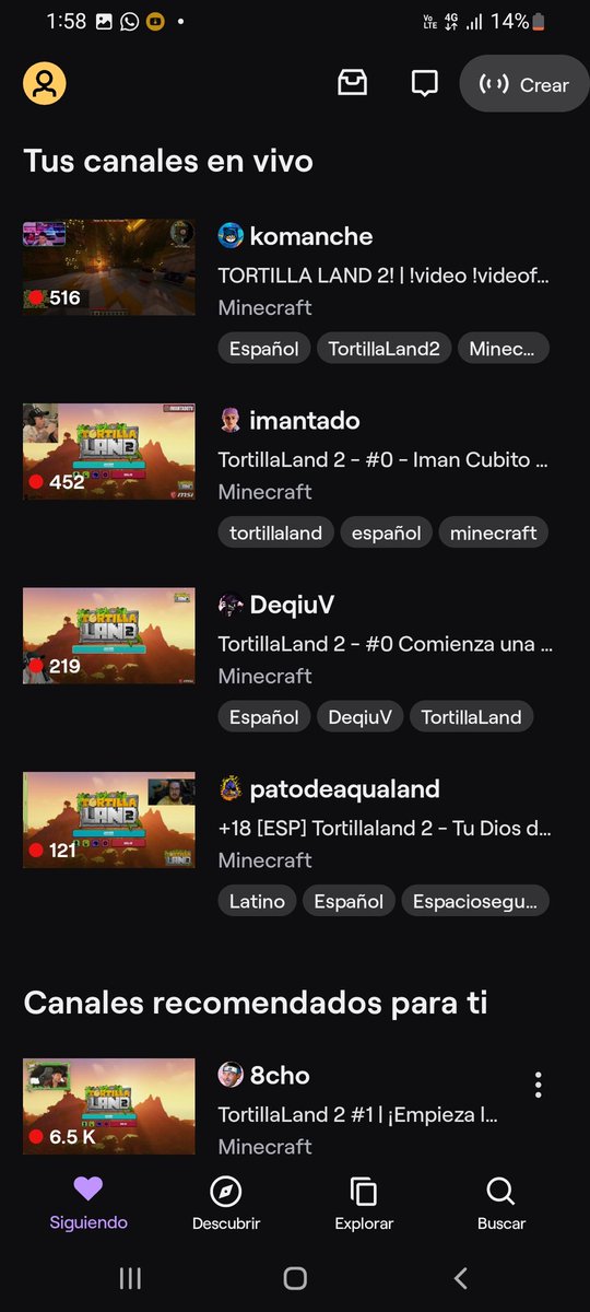 jolumar1994's tweet photo. Es increíble ver tantos streamer con el mismo título y casi con la misma miniatura es genial gran evento @auronplay @Tortilla_Land @JuanSGuarnizo @_biyin_ @Komanch @aXoZerr @IbaiLlanos https://t.co/gS0XrPr5zX