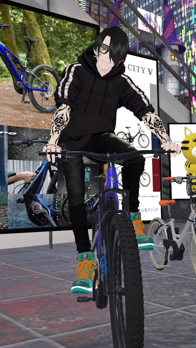 #おうつちのVRC日記 #Vket2022summer 
自由の雄神 せばくん
そらさん!とても素敵な女性だ…
サイクリングにあう 