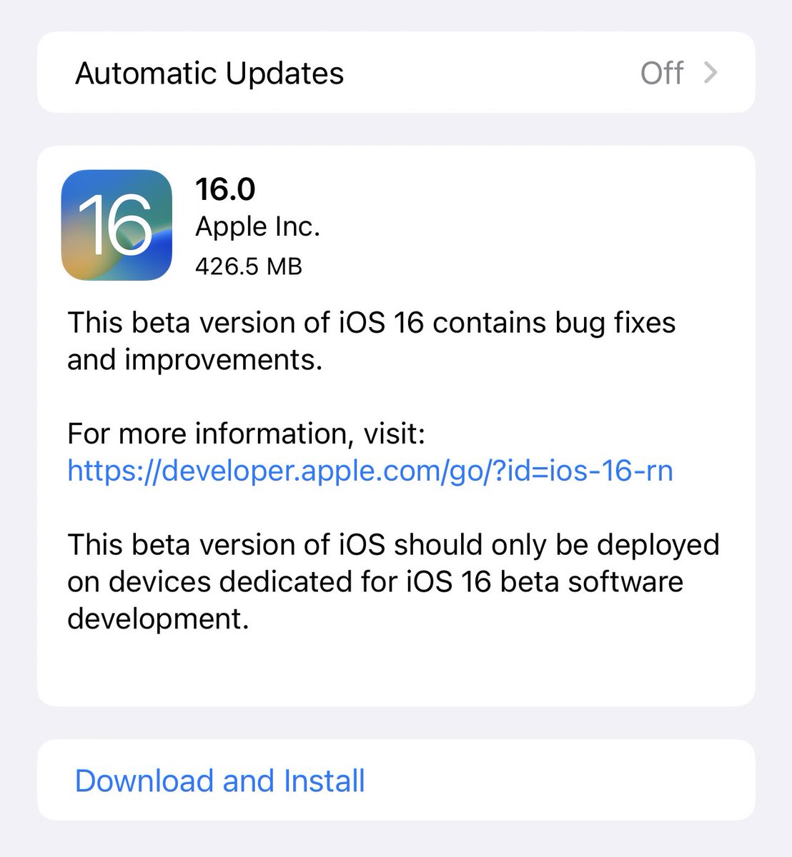 BrandonButch's tweet image. iOS 16 Beta 6 has been released!

Video coming soon..