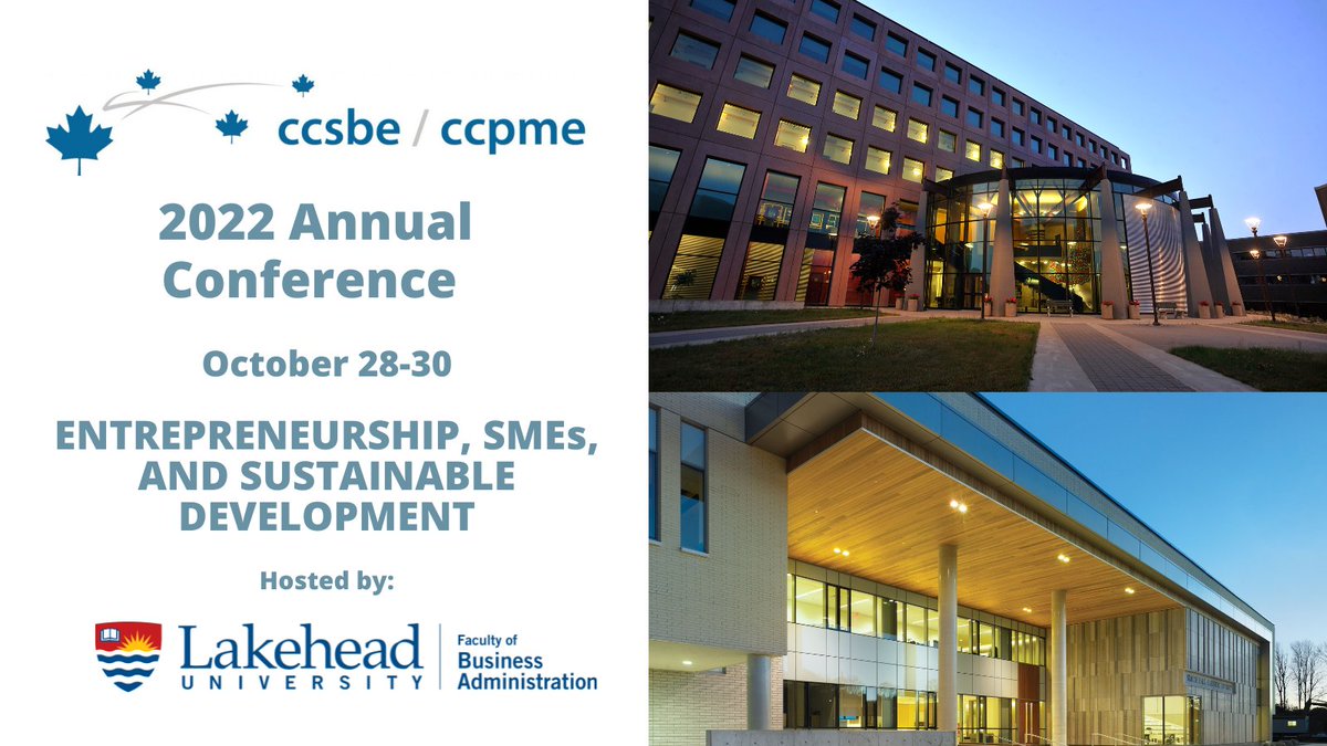 ccsbe's tweet photo. Is your research related to entrepreneurship or small business? Don't miss Canada's Canada's preeminent entrepreneurship conference - CCSBE 2022 - Submit an abstract or paper, host a workshop or panel discussion @ https://t.co/pWGfkFQHTn https://t.co/cGkRbK8QrQ