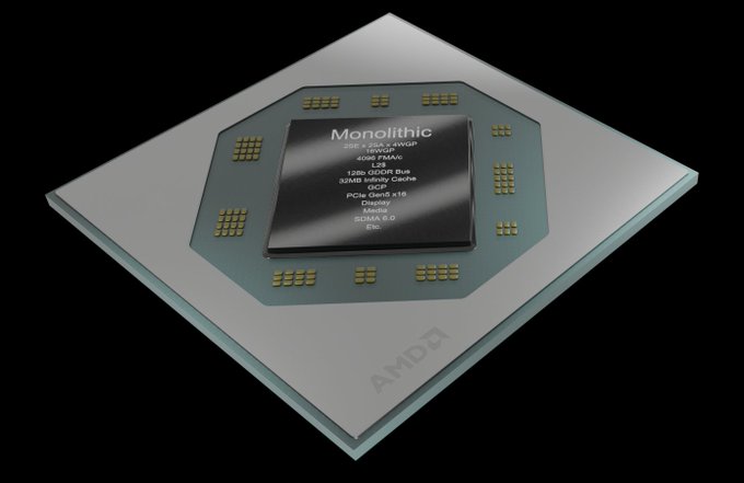 Así se verían los revolucionarios chips de las nuevas gráficas AMD