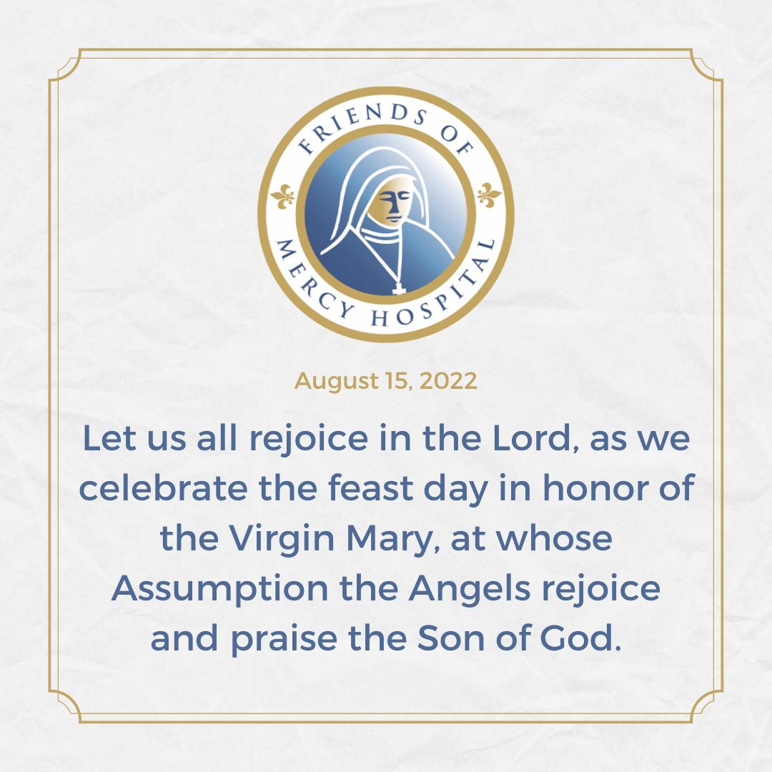 friendsofmercy1's tweet photo. Have a blessed day, friends.

#FriendsofMercy #MercyHospital #RockvilleCentreNY #AssumptionofMary https://t.co/w0hcWZhYM0