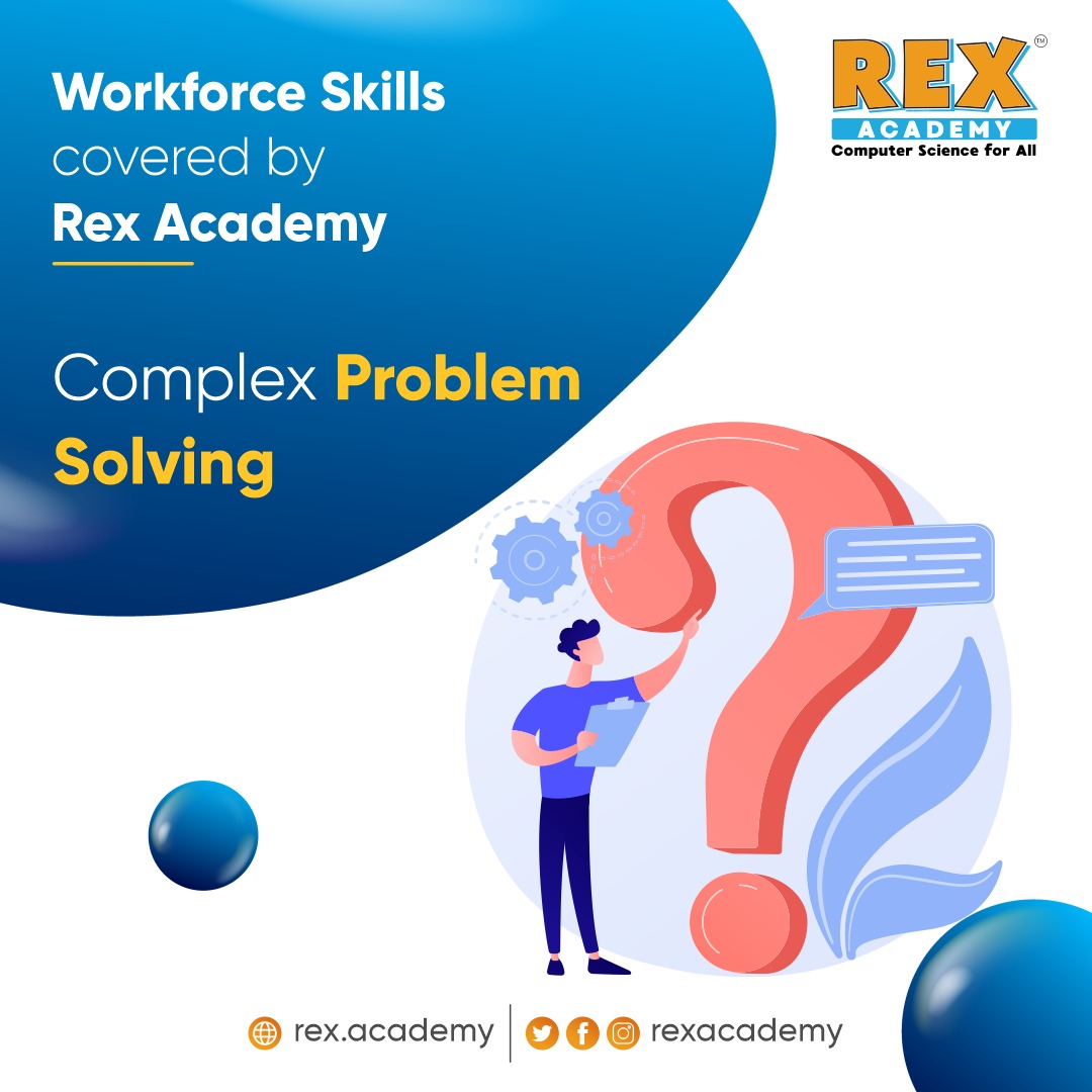 Workforce skills covered by Rex Academy!

Complex Problem Solving

Visit rex.academy for more information or Call us on : +1 972-215-9962.
.
.
#RexAcademy #ComputerScience #K12 #Creativity #Workforce #Skill #WorkforceSkill #Coding #CodingforKids #TheFuture