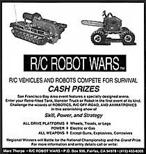 RW_History's tweet photo. Today marks the 28th anniversary of the first Robot Wars competition. Hosted in San Francisco and run by Marc Thorpe. This would kick-start what would become not only Robot Wars the TV Show, but also BattleBots, Robotica, RoboGames, Combots and other robot fighting competitions. https://t.co/E9osaq9fLy