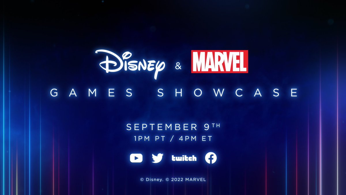 Disney has announced they will be hosting the Disney &amp; Marvel Games Showcase at D23 Expo 2022 on September 9th at 1pm Pacific Time! khinsider.com/news/Disney-an…