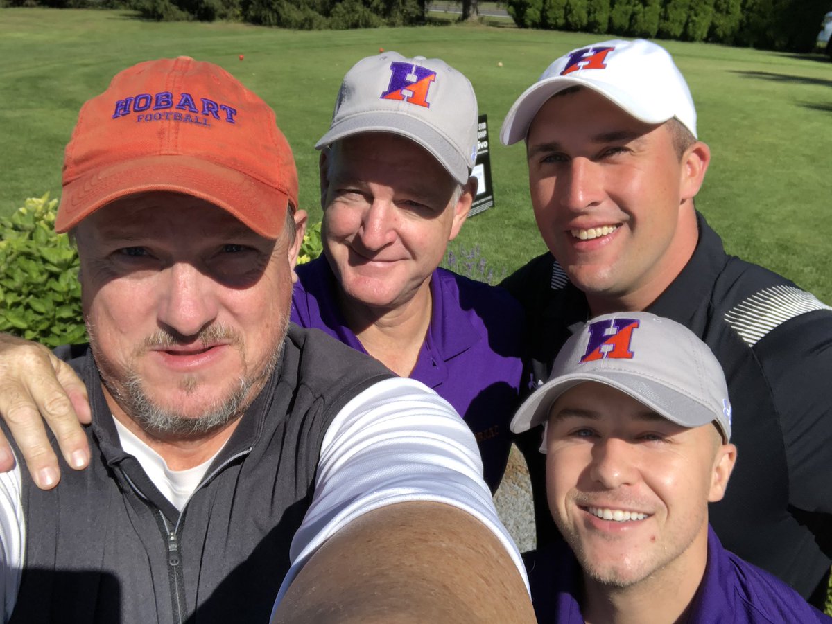 HobartFootball's tweet photo. Great turnout from our alumni, family, and fans for the Hobart Football Golf Classic!
#TheHobartWay https://t.co/XkzEaZBZFq