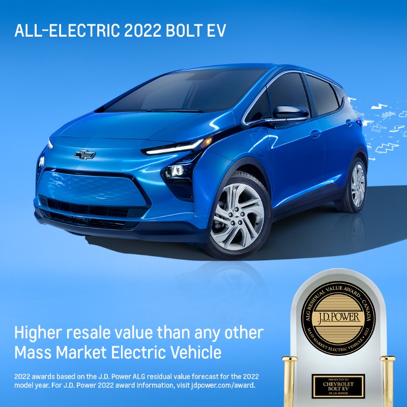 The Bolt EV is a winner! 🏆 ⚡ <a href="/JDPower/">J.D. Power</a> #EV