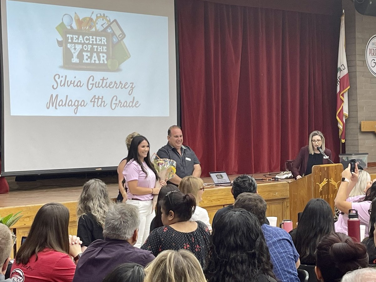 Congratulations to <a href="/fowlerusd/">Fowler Schools</a> teacher of the year Silvia Gutierrez, classified employee of the year Jacqueline Santos and administrator of the year Tamara Sebilian! #FowlerRising